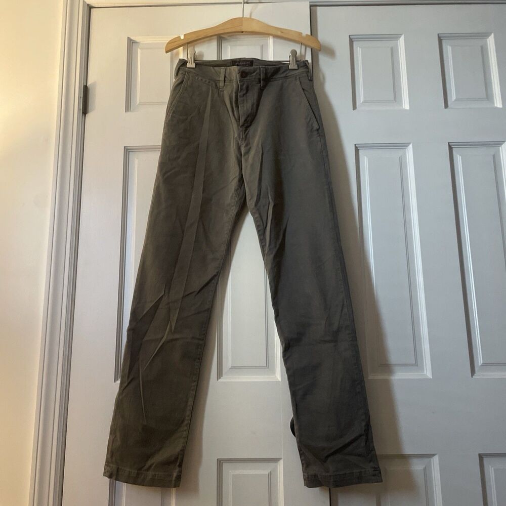 American Eagle Extreme Flex Skinny Chino Pants Gray Men’s 28 X 32